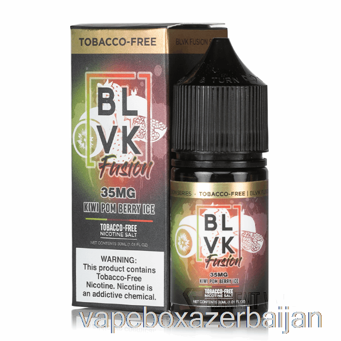 Vape Baku Kiwi Pom Berry ICE - BLVK Fusion Salts - 30mL 35mg